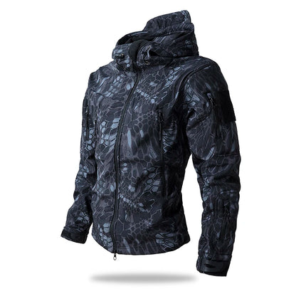 Lurker Shark Skin Soft Shell Tactische Jas Mannen Waterdichte Fleece Kapmantel Jacht Kleding Herfst Nieuwe Outdoor Camouflage Jas