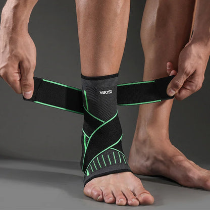 Verstelbare elastische enkelbrace compressieband voetondersteuning stabilisator voor plantaire fasciitis achillespeesontsteking sportkous