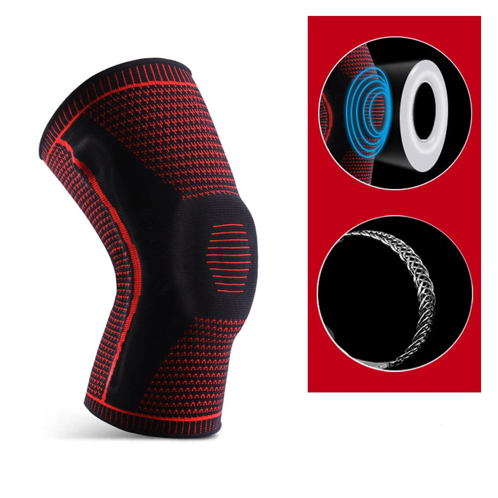 1 PCS Professionele Sport Kniebrace voor Artritis Crossfit Protector Ondersteuning Pads Meniscus Scheur Gewrichtspijn Relief Hardlopen Rijden
