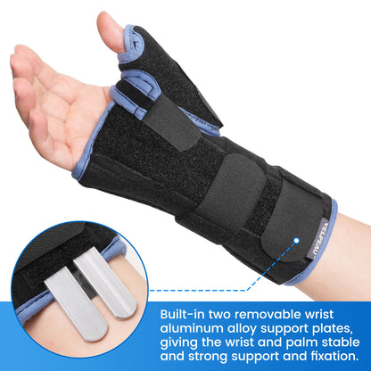 VELPEAU Polsspalk Medisch voor pijn in carpale tunnels, tendinitis en artritis, polsbrace met verstelbare duimsteun