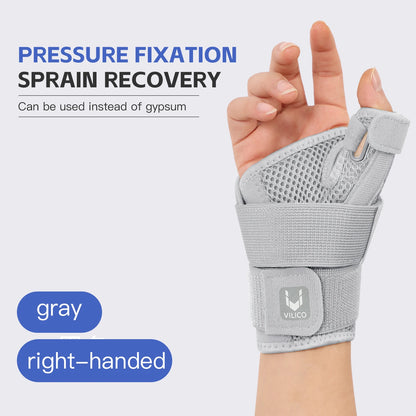 Flexibele pols- en duimbrace voor tendinitis, artritis, ademende duimbeschermer, geschikt voor rechter- en linkerhand