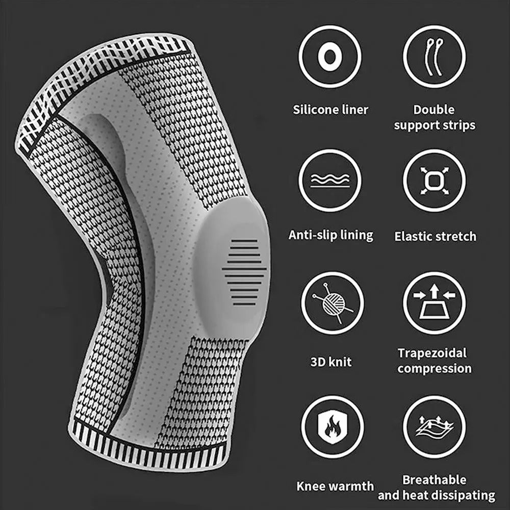 1 PCS Professionele Sport Kniebrace voor Artritis Crossfit Protector Ondersteuning Pads Meniscus Scheur Gewrichtspijn Relief Hardlopen Rijden