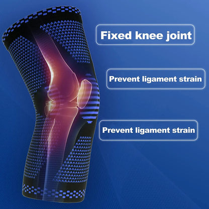 1PCS Kniebrace Ondersteuning Compressie Mouw met Zijstabilisatoren en Patella Gel voor Kniepijn Meniscus Scheur ACL Letsel herstel