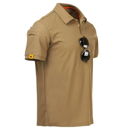 Sneldrogende trui voor heren, geborduurde shirts, zomer, oversized, ademende kleding, elastische effen camping, wandelen, klimmen, T-shirts