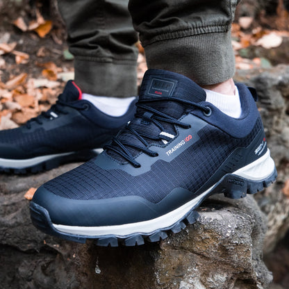 Baasploa Mannen Nieuwe Wandelschoenen Outdoor Waterdichte Slijtvaste Antislip Sneakers Mannelijke Casual Lichtgewicht Veterschoenen Wandelschoenen