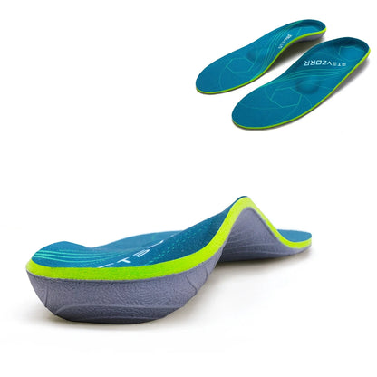 iFitna Fasciitis Plantaris Orthopedische Sport Binnenzool Hoge Steunzool Heren Dames Zool, Platte Voeten Pijnbestrijding Orthopedische Schoeninzetstuk