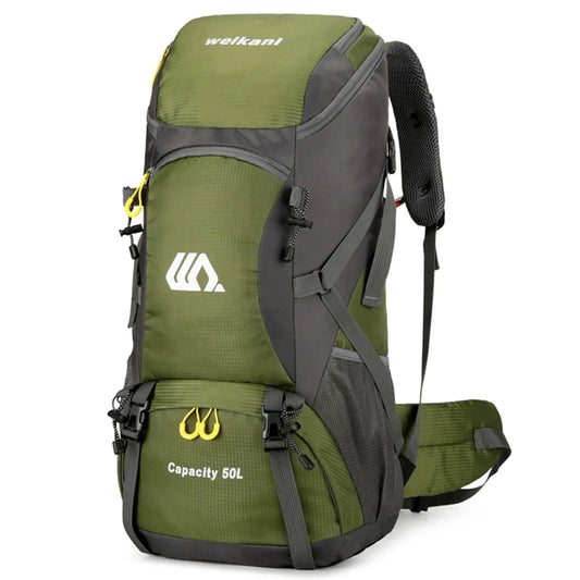 Hoge Capaciteit Multifunctionele Wandelrugzak Mannen Outdoor Sport Reizen Rugzak Tas Vrouwen 50l Wandelen Klimmen Vissen Rugzak