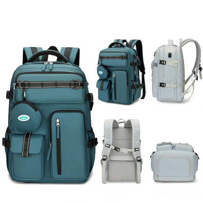 3ps vacuümcompressie-rugzak met vacuümpomp, laptoprugzak, cabine-reisrugzak, onafhankelijk opbergvak, suita
