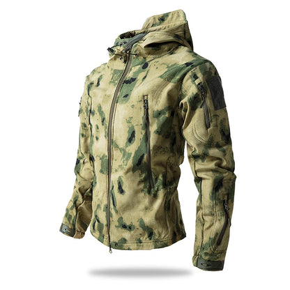 Lurker Shark Skin Soft Shell Tactische Jas Mannen Waterdichte Fleece Kapmantel Jacht Kleding Herfst Nieuwe Outdoor Camouflage Jas
