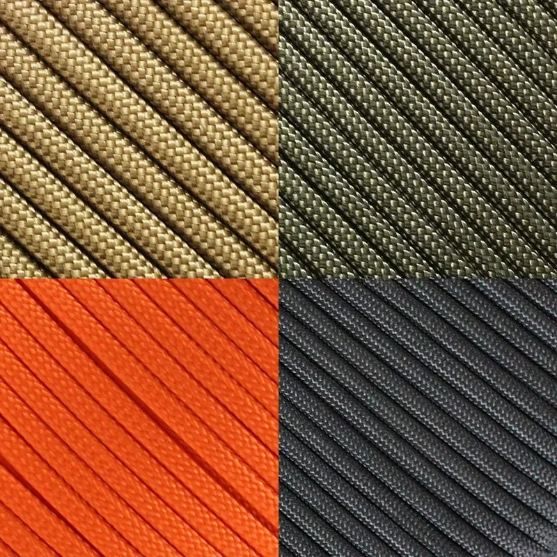 5/15/31/50M Militaire Paracord 7 Cores 4mm 550 Paracord Tactische Parachute Camping accessoires Outdoor Survival DIY Armband Touw