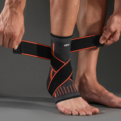 Verstelbare elastische enkelbrace compressieband voetondersteuning stabilisator voor plantaire fasciitis achillespeesontsteking sportkous