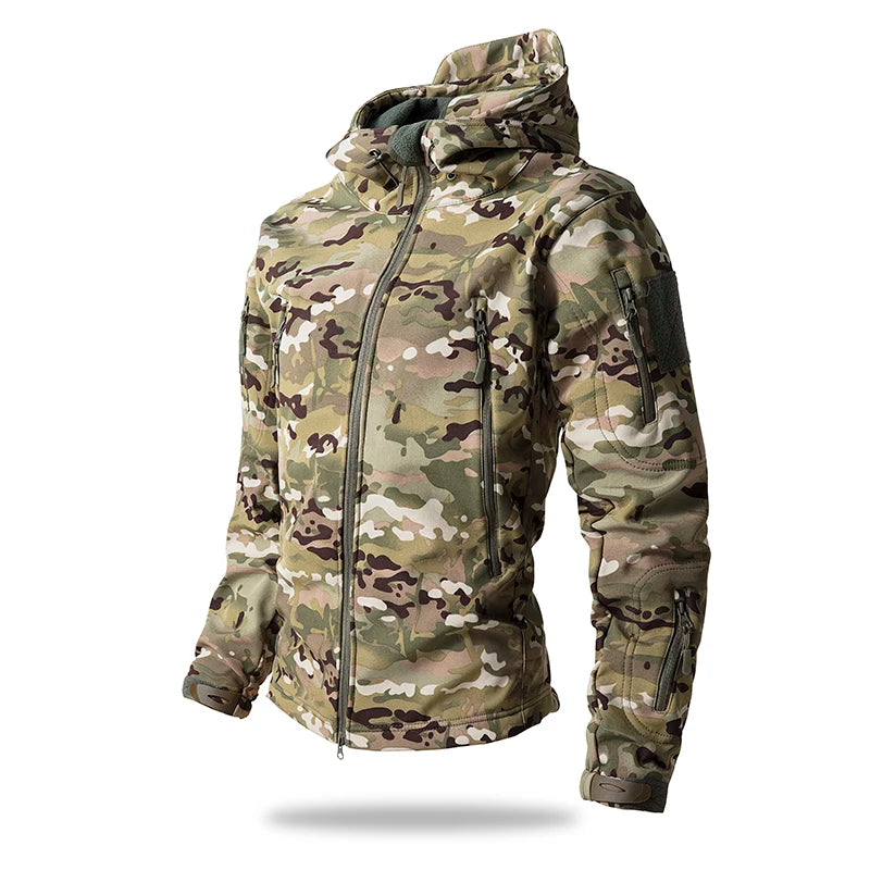Lurker Shark Skin Soft Shell Tactische Jas Mannen Waterdichte Fleece Kapmantel Jacht Kleding Herfst Nieuwe Outdoor Camouflage Jas
