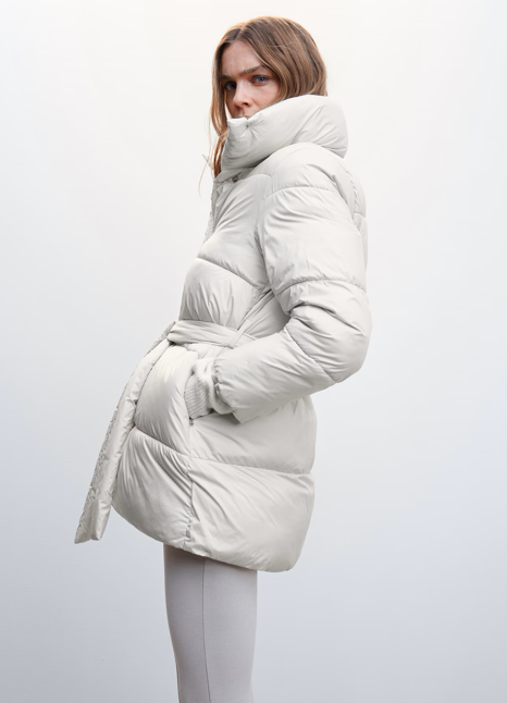 Women's Cotton Puffer Jacket - Regular Fit - Warm Protection - Essential Elegance