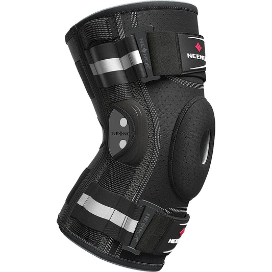 NEENCA Scharnierende Kniebrace voor Kniepijn Kniesteun met Zijstabilisatoren Gewrichtspijn Verlichting Artritis Meniscusscheur ACL PCL