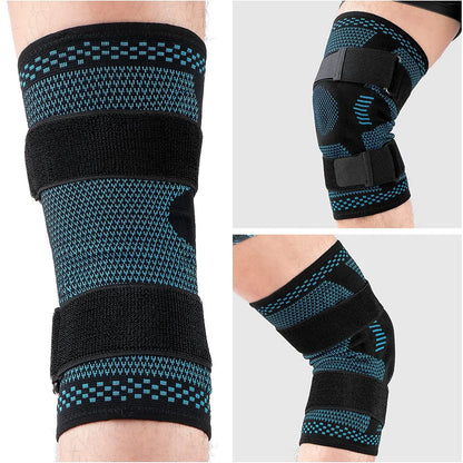 1PCS Kniebrace Ondersteuning Compressie Mouw met Zijstabilisatoren en Patella Gel voor Kniepijn Meniscus Scheur ACL Letsel herstel