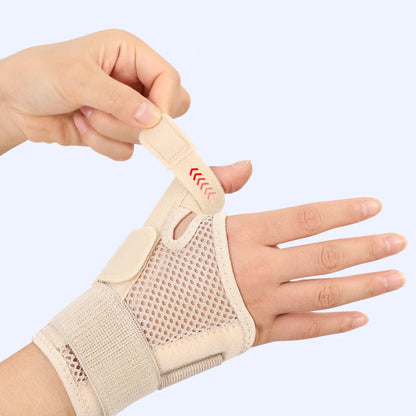 Flexibele pols- en duimbrace voor tendinitis, artritis, ademende duimbeschermer, geschikt voor rechter- en linkerhand