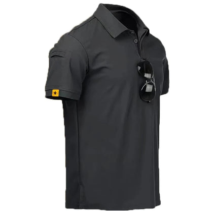 Sneldrogende trui voor heren, geborduurde shirts, zomer, oversized, ademende kleding, elastische effen camping, wandelen, klimmen, T-shirts