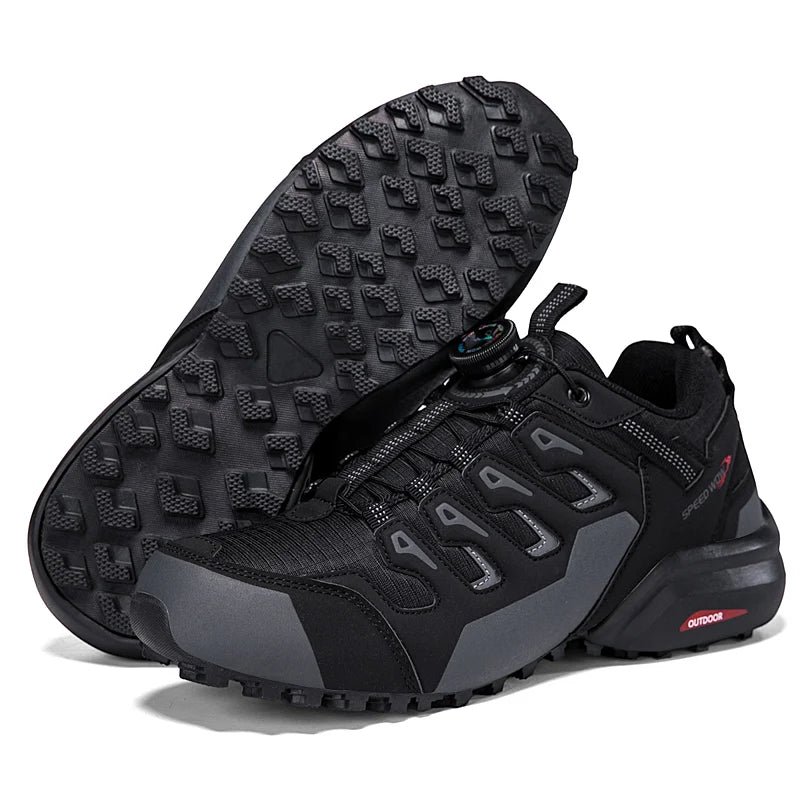 Wandelschoenen voor heren Suède buitenschoenen Slijtvaste heren Trekking Wandelen Jacht Tactische sneakers