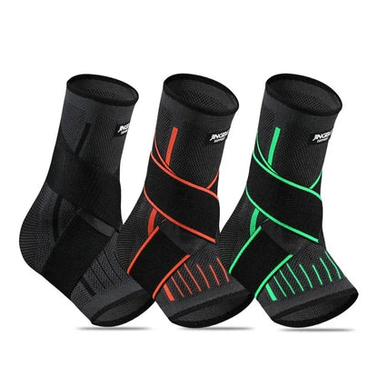 Verstelbare elastische enkelbrace compressieband voetondersteuning stabilisator voor plantaire fasciitis achillespeesontsteking sportkous