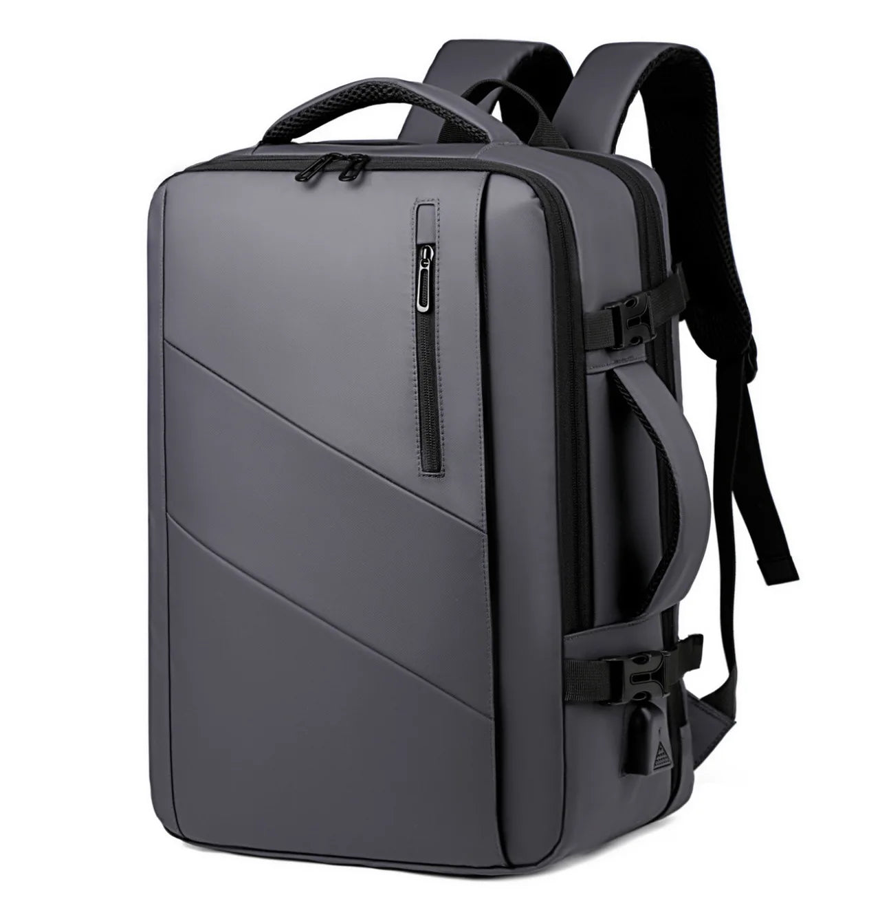Reisrugzak Heren Zakelijke rugzak School uitbreidbare USB-tas Multifunctionele computertas Waterdichte rugzak met grote capaciteit