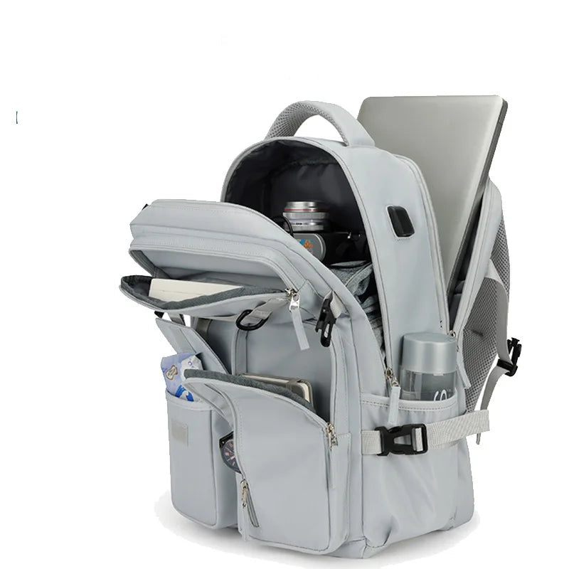 3ps vacuümcompressie-rugzak met vacuümpomp, laptoprugzak, cabine-reisrugzak, onafhankelijk opbergvak, suita
