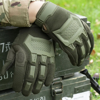 Touch Scree Tactische Handschoenen Heren Paintball Airsoft Outdoor Sport Schieten Wandelen Racing Politie Lange Vinger Handschoenen