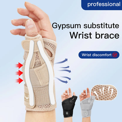 Flexibele pols- en duimbrace voor tendinitis, artritis, ademende duimbeschermer, geschikt voor rechter- en linkerhand