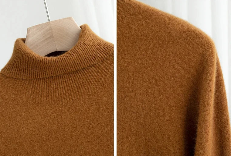 Business Ull Turtleneck | Material av hög kvalitet - Varmt och mysigt - Höst - Perfekt för formella och informella tillfällen