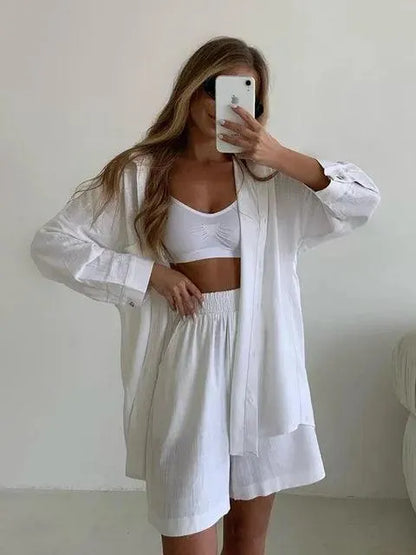 Dames Set met Blouse en Broek - Visconte