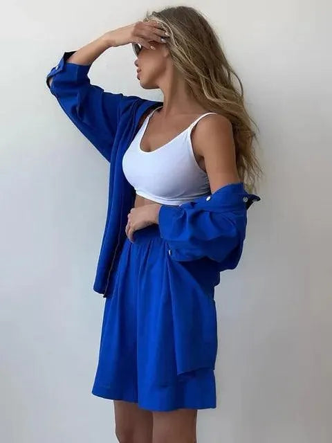 Dames Set met Blouse en Broek - Visconte
