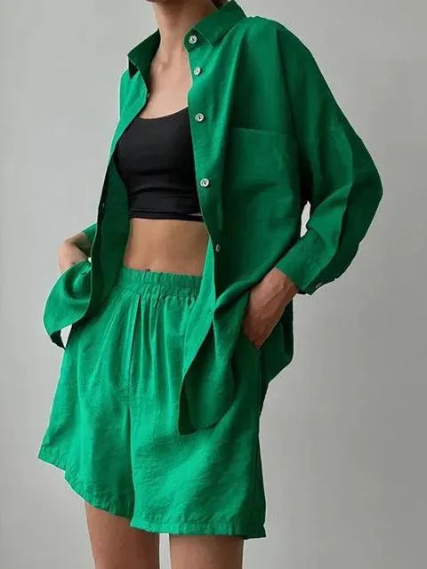 Dames Set met Blouse en Broek - Visconte