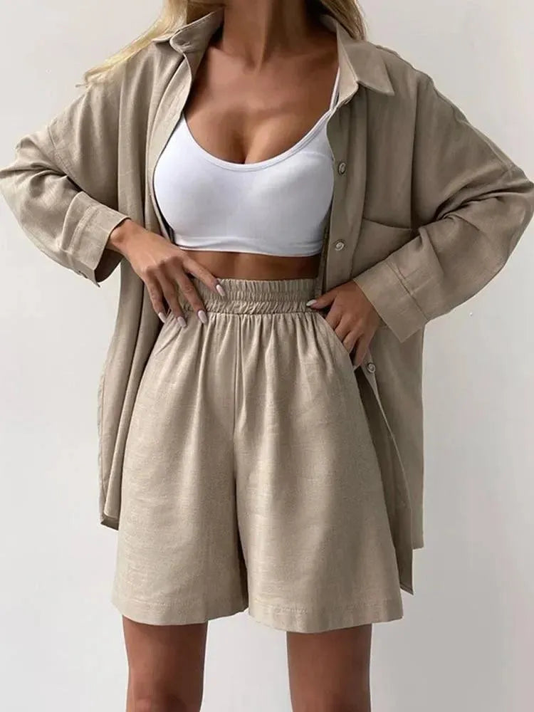 Dames Set met Blouse en Broek - Visconte