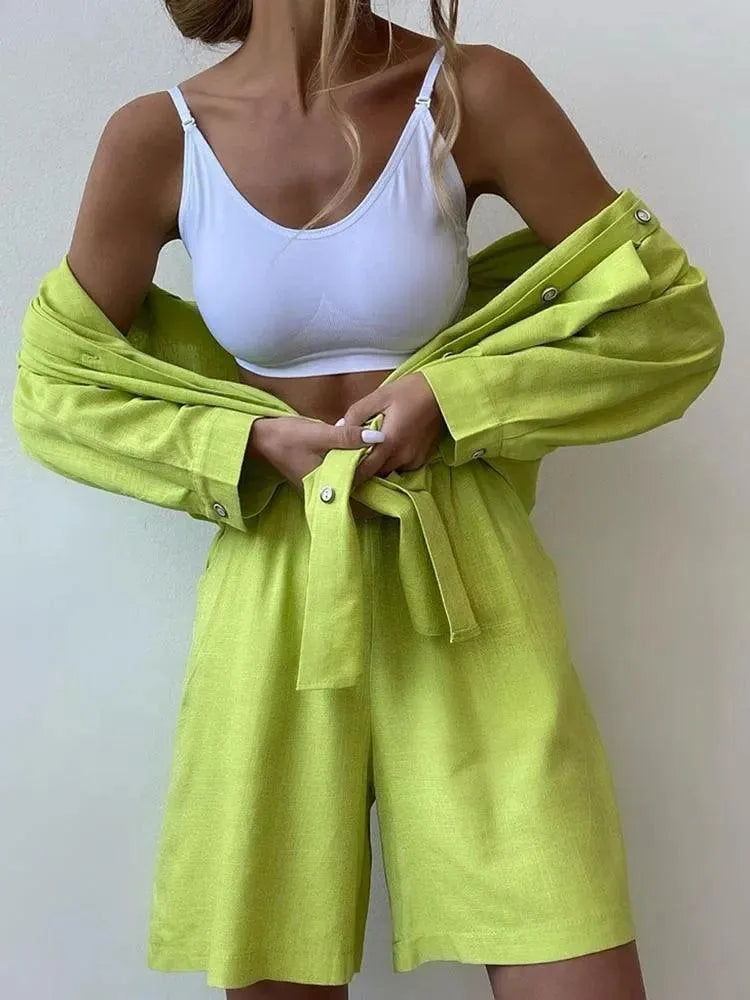 Dames Set met Blouse en Broek - Visconte