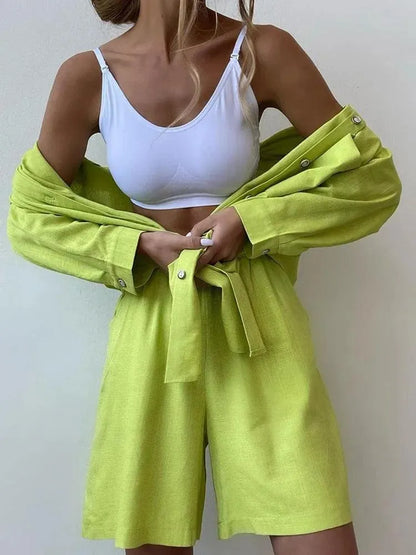 Dames Set met Blouse en Broek - Visconte