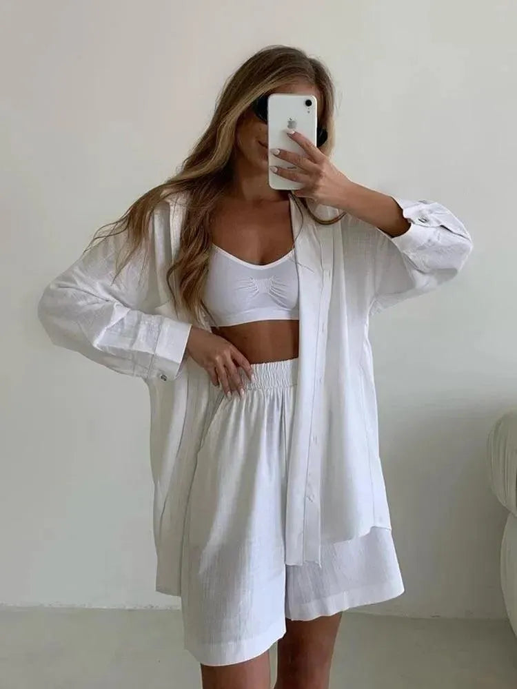 Dames Set met Blouse en Broek - Visconte