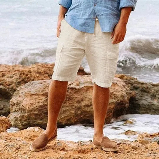 Chester - Linnen shorts voor mannen - Visconte