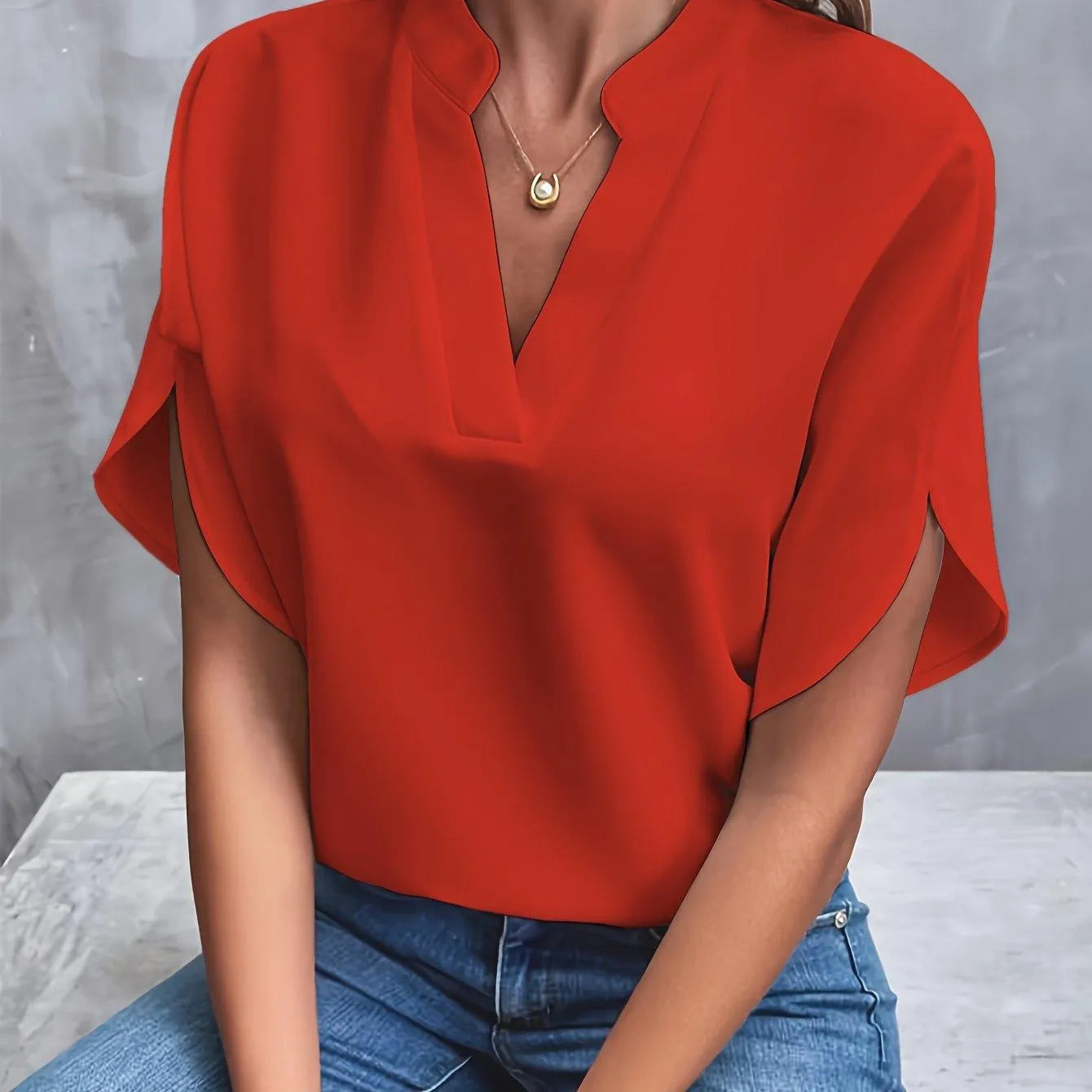 Sabrina - Elegante Lichte Blouse Voor Vrouwen - Visconte