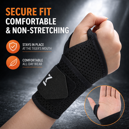 2 stks Verstelbare Polsband Sport Polssteun Brace Zwart Gewichtheffen Polsband Voor Mannen & Vrouwen Badminton Tennis Gym
