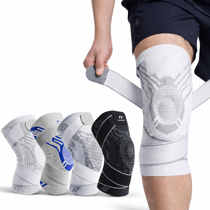 1 Pc Knie Ondersteuning Bretels Band Elastische Sport Bandage Compressie Protector Pad Verlicht Gym Fitness Kniebeschermers Verwondingen Volleybal