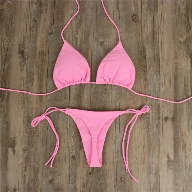 Lena Tan-Free Bikini – Snygg sommarbikini utander för jämn hudton