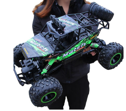 Fjärrstyrd 4WD Offroad RC-Bil med LED-ljus och Stötdämpning