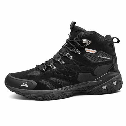 HIKEUP Winterlaars Heren Outdoor Wandelschoenen Suède Hoge Trekking Heren Schoenen Regendicht Tactische Combat Militaire Laarzen
