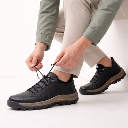 Orthopedische leren schoenen voor heren