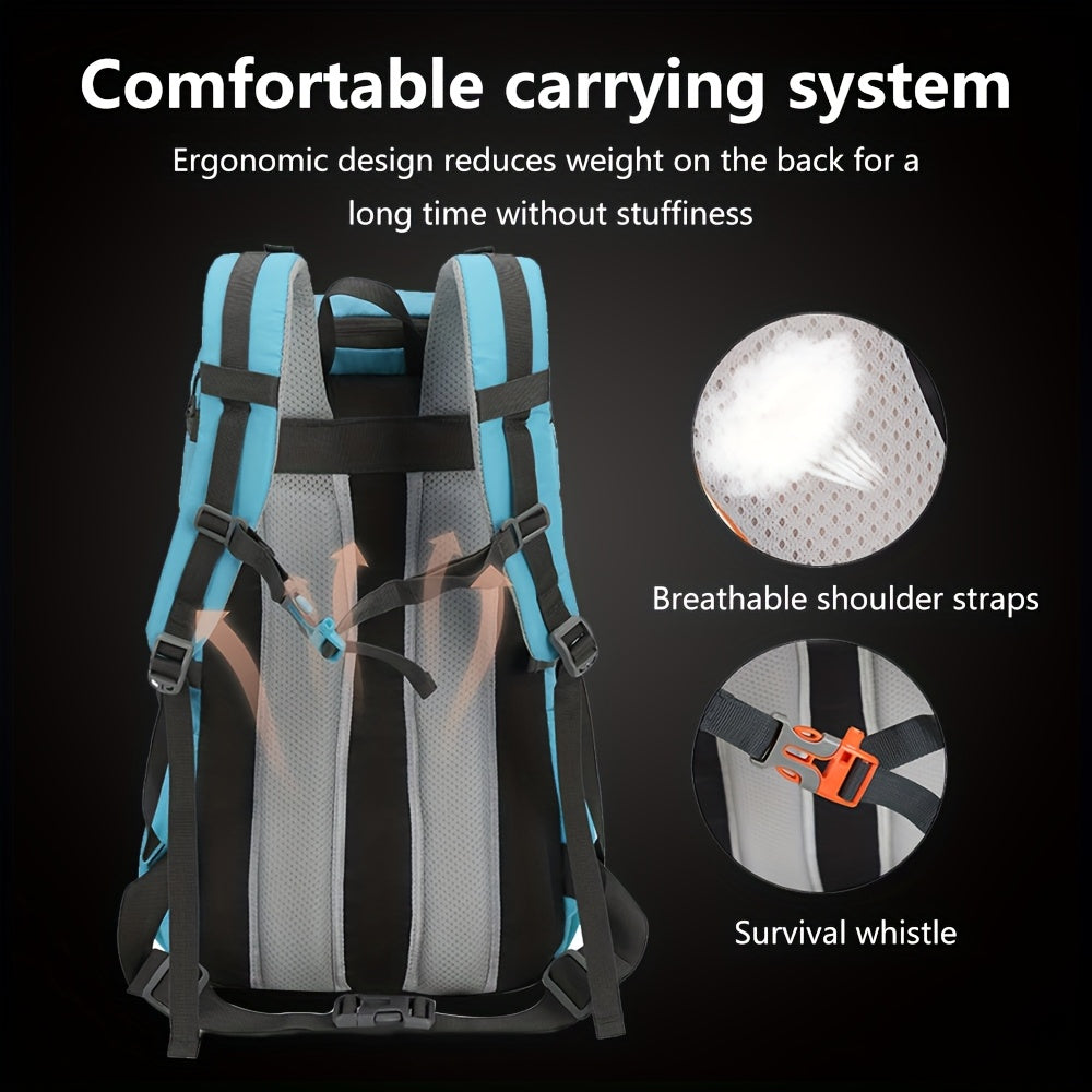 New Lightweight 2025 | Suitable for Outdoor Hiking, Camping, Mountaineering Equipment | Adjustable Shoulder Strap Backpack | Durable Zipper Closure | 30L | Large-Capacity Multi-Suspension Device | Couple'S Backpack Unisex