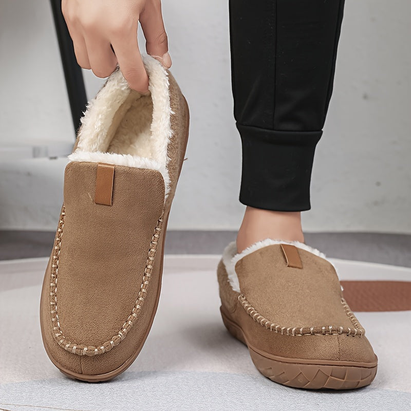 Loafers Slippers Men | Warm - Sheep Wool - Winter - Nice for Home