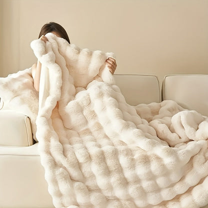 Fleece Blanket | Hypoallergenic & Tear Resistant - Warm & Soft for Couch, Bed or Office