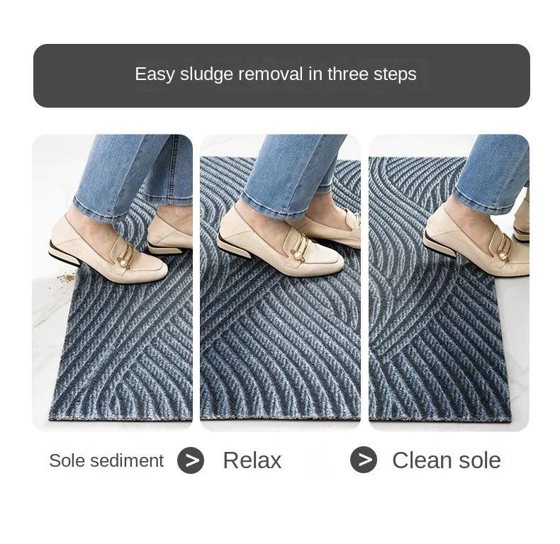 NordicStep – Halkfri PVC-Dörrmatta med Minimalistisk Design