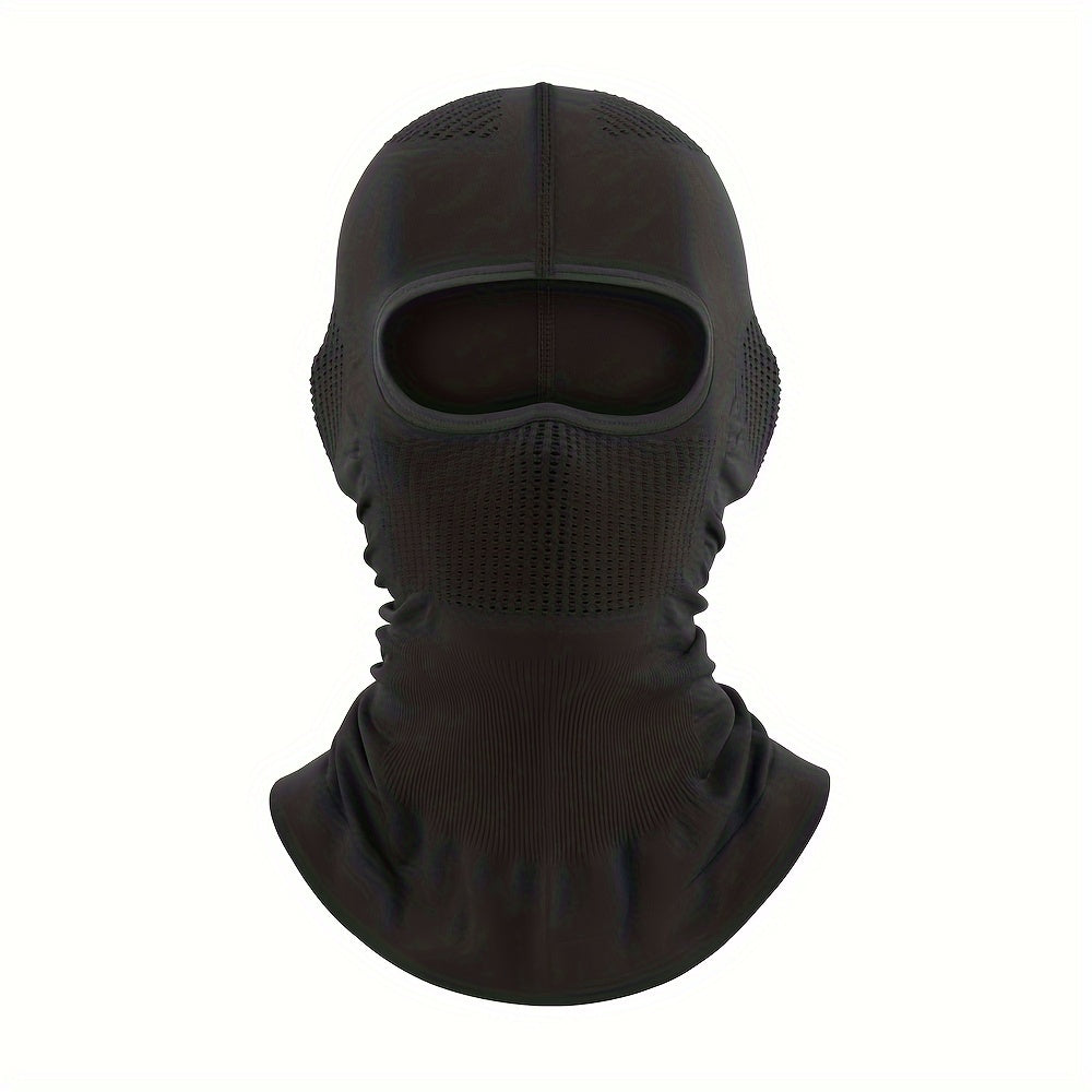 High-elasticity Breathable Balaclava, Seamless Full-face Riding Mask for Outdoor Sports, Sun Protection and Dust Prevention, Motorcycle Visor, for Mountaineering, Hiking, Fishing, Sun-shading Headscarf, Neck Gaiter, and Bicycle/motorcycle Liner