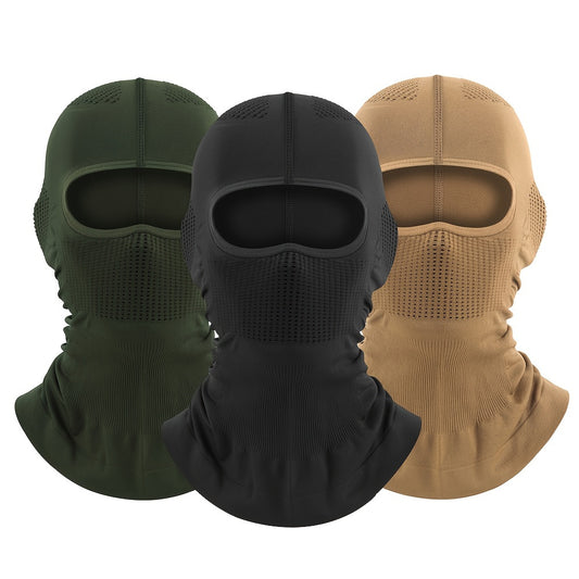 High-elasticity Breathable Balaclava, Seamless Full-face Riding Mask for Outdoor Sports, Sun Protection and Dust Prevention, Motorcycle Visor, for Mountaineering, Hiking, Fishing, Sun-shading Headscarf, Neck Gaiter, and Bicycle/motorcycle Liner