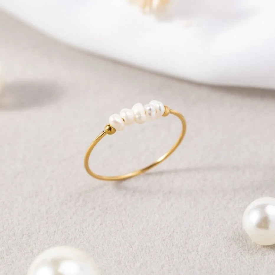 Mikado - Classic Pearl Ring - Visconte